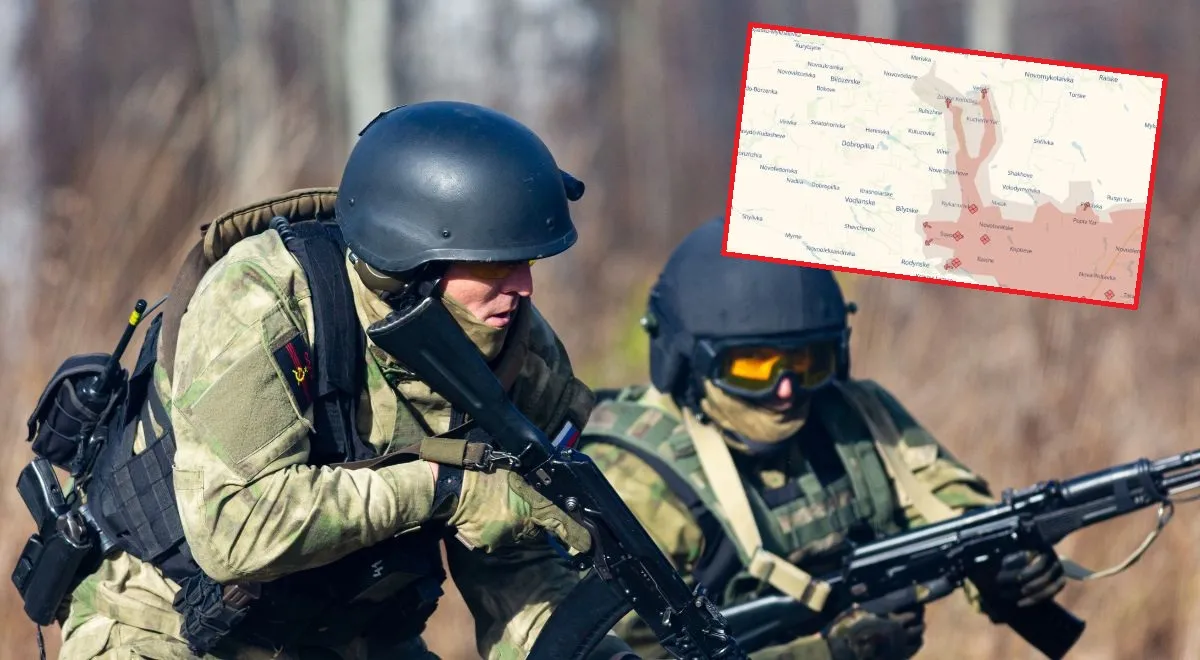 Kryzys pod Pokrowskiem! Rosyjski "widelec" wbił się w linie Ukrainy