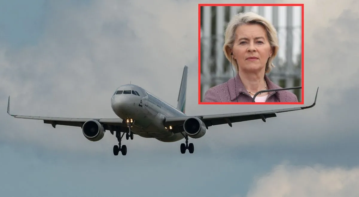 Problemy samolotu szefowej KE. "To była rosyjska operacja"