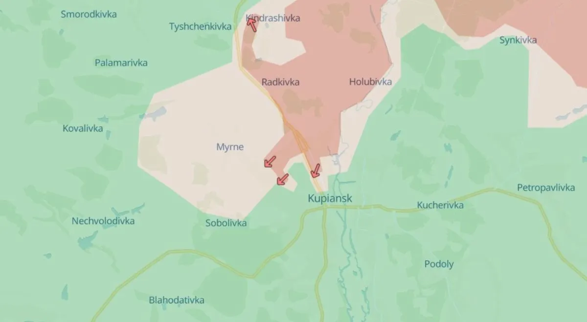 Sytuacja wokół Kupiańska
