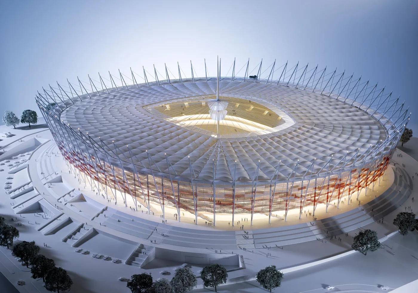 Euro 2012: Stadion Narodowy w Warszawie będzie gotowy zgodnie z planem