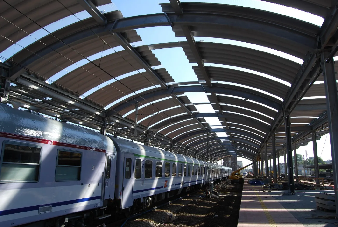 Budowa stacji kolejowej w Katowicach (4) fot. PKP Polskie Linie Kolejowe S.A. 