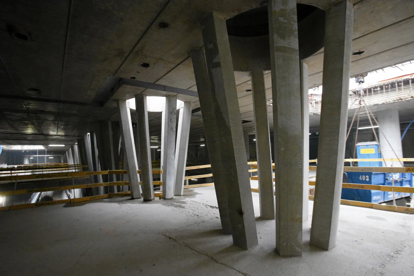 II linia metra: Zobacz zdjęcia ze stacji Stadion i tunelu pod Wisłą