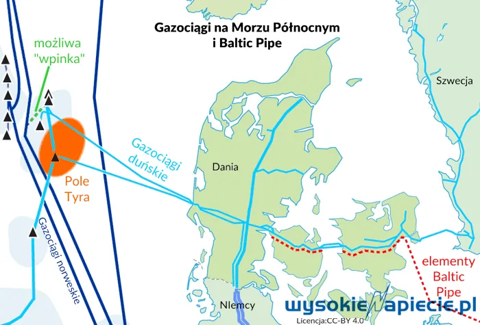 Co dalej z gazociągiem Baltic Pipe? Danii nie spieszy się do inwestycji