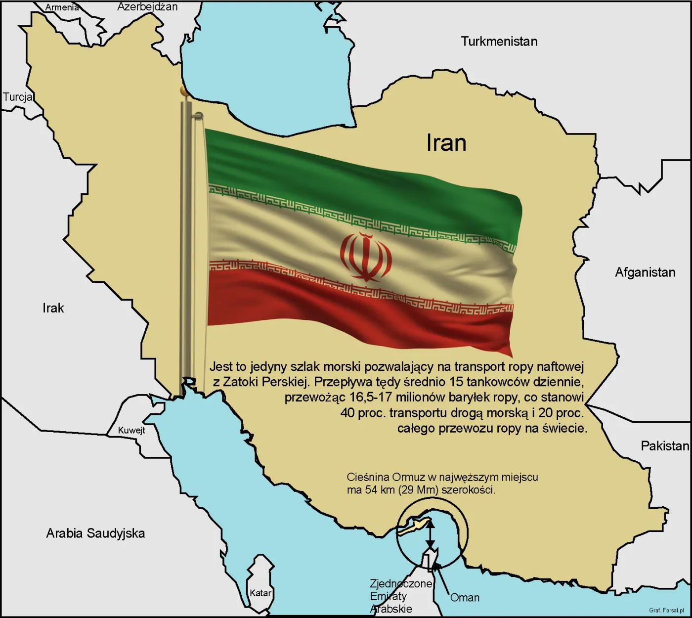 Iran przeprowadza ćwiczenia wojskowe w cieśninie Ormuz