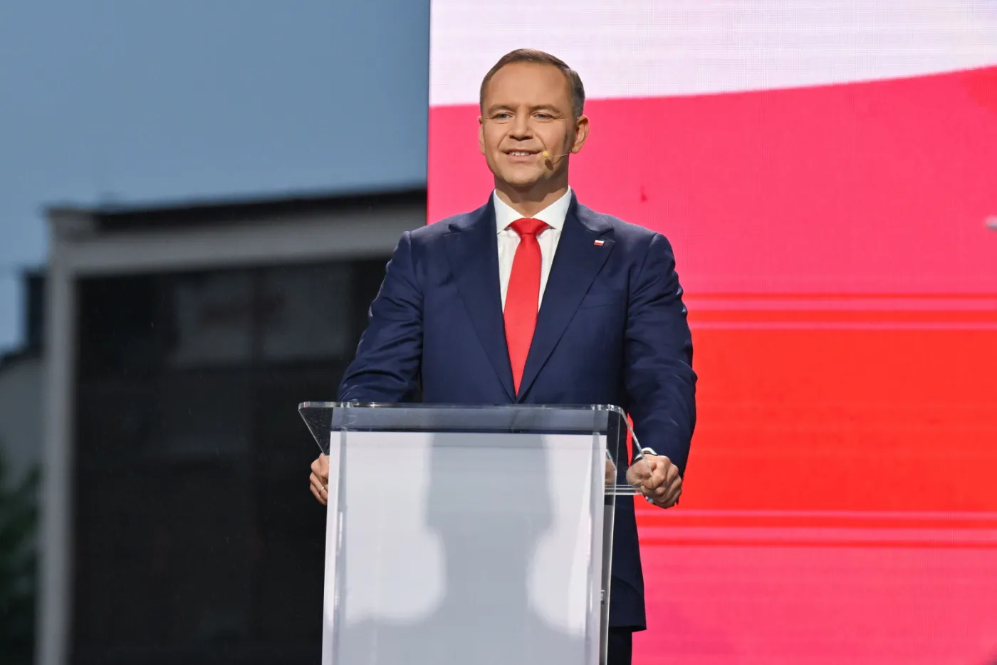 Debata prezydencka w Końskich. Nawrocki: Będę prezydentem ze społeczną i spółdzielczą wrażliwością