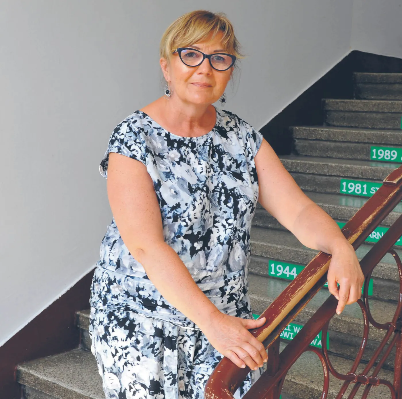 Izabela Leśniewska, dyrektor publicznej szkoły nr 23 w Radomiu i członek Zarządu Ogólnopolskiego Stowarzyszenia Kadry Kierowniczej Oświaty