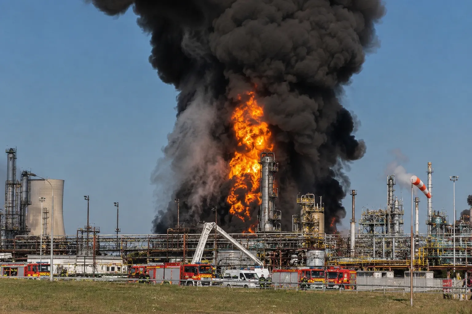Potężna eksplozja w zakładach MOL. Nie żyje jedna osoba