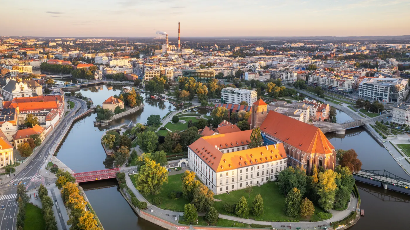 Wrocław, panorama Wrocławia, panorama miasta