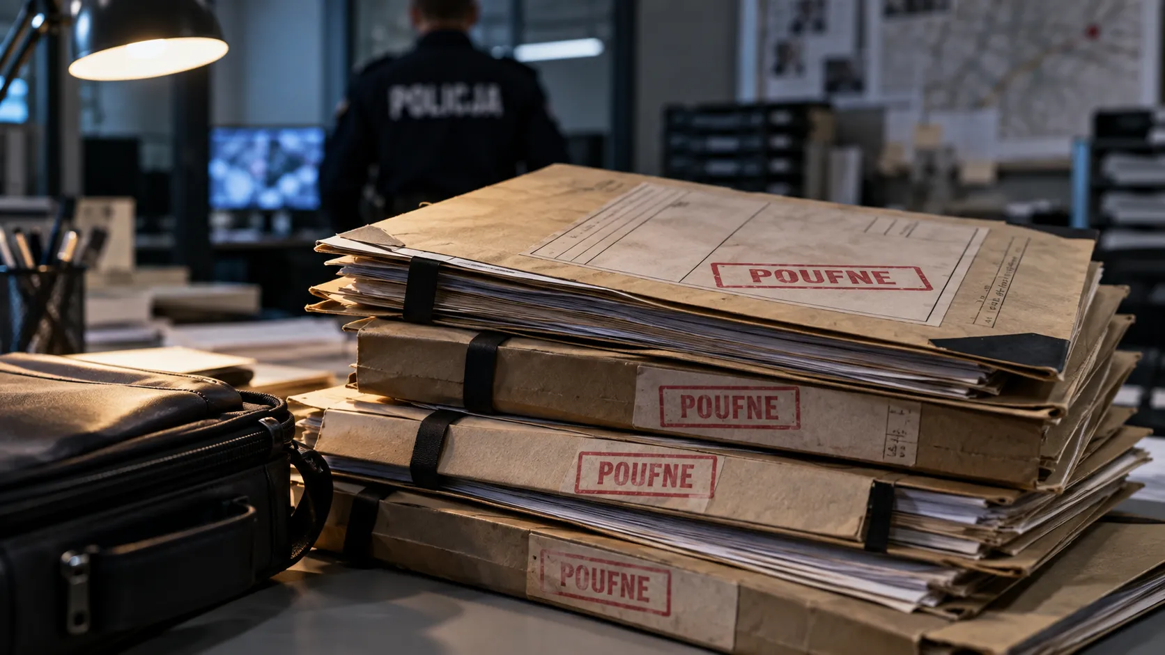 Pięć tajnych teczek zniknęło z policji. Po miesiącach znalazły się w torbie