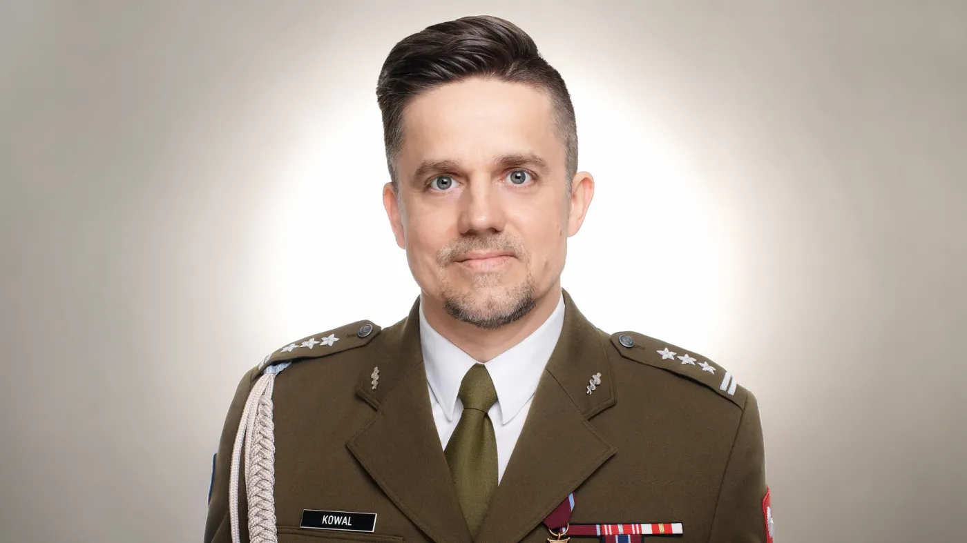 płk lek. Jarosław Kowal, zastępca dyrektora Wojskowego Instytutu Medycznego ds. I Rejonu Zabezpieczenia Wojsk.