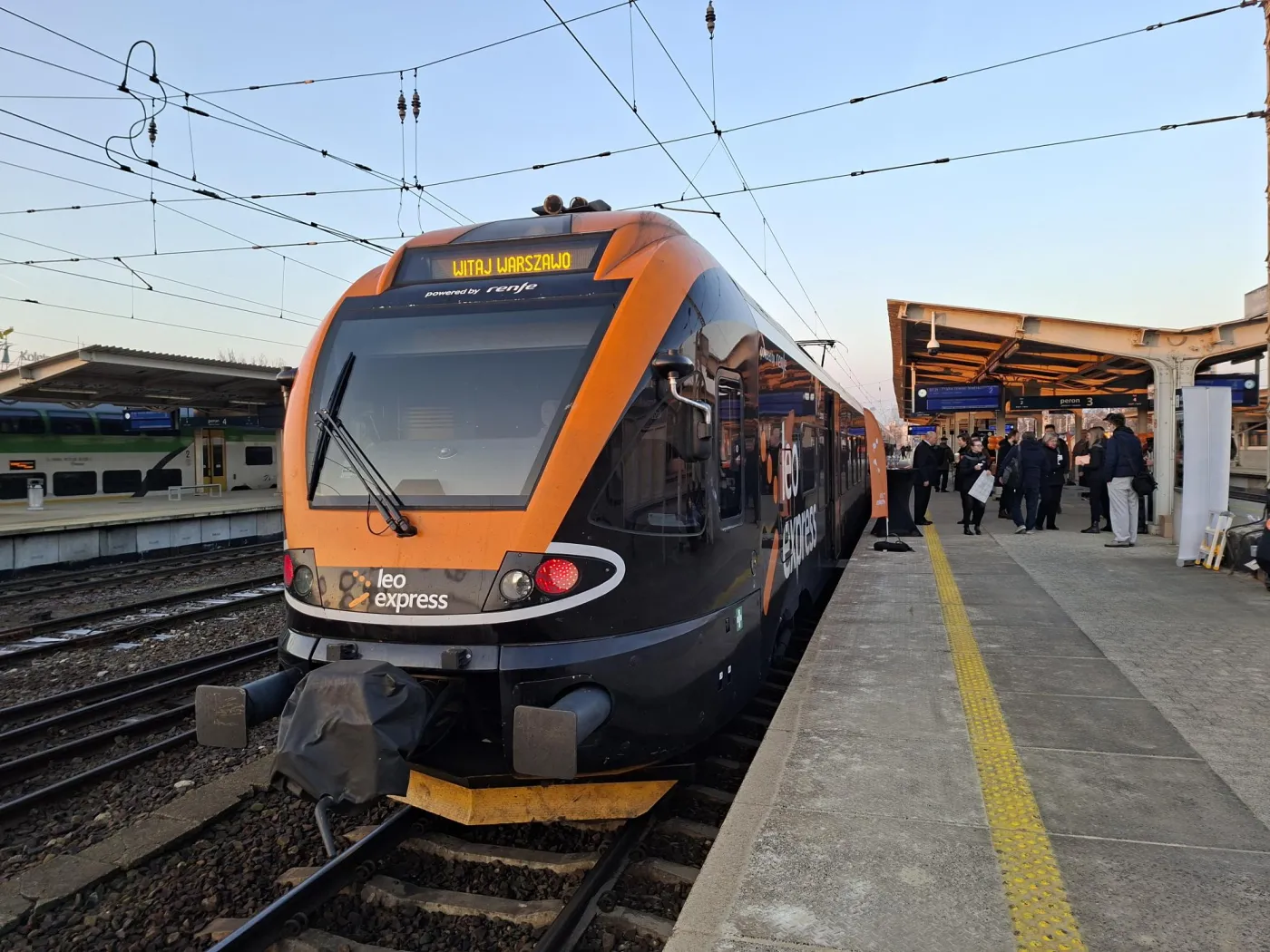 Pociąg czeskiego przewoźnika Leo Express