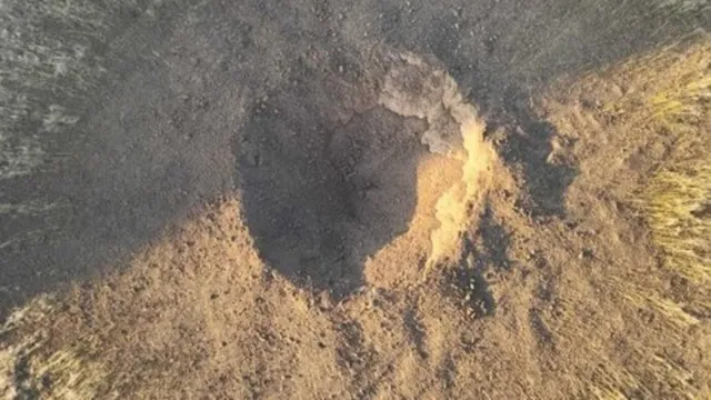 Pocisk manewrujący Ch-101 z Rosji spadł na Polskę. Olbrzymi huk i krater na Lubelszczyźnie