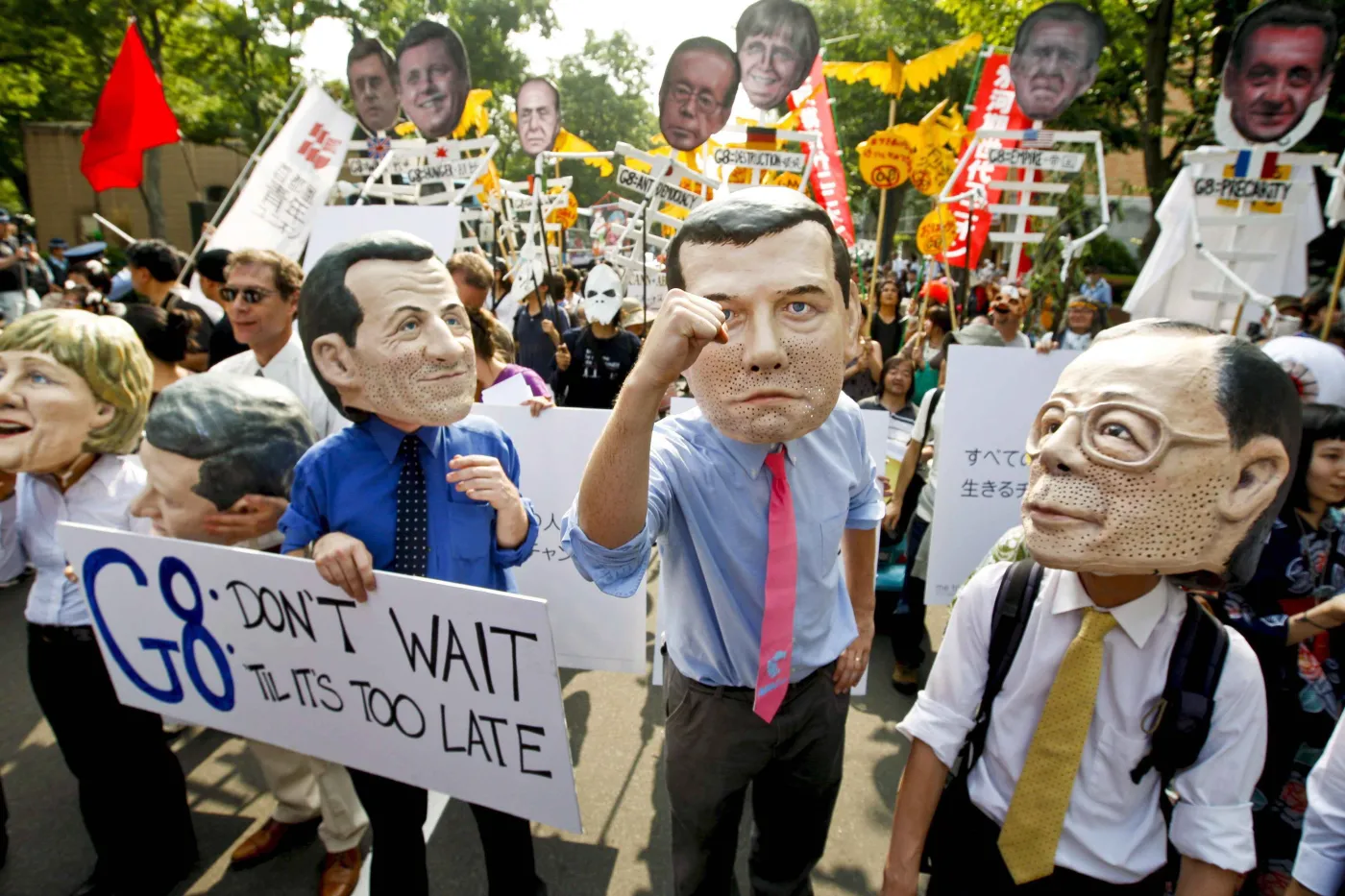 Ponad tysiąc alterglobalistów protestowało w Sapporo