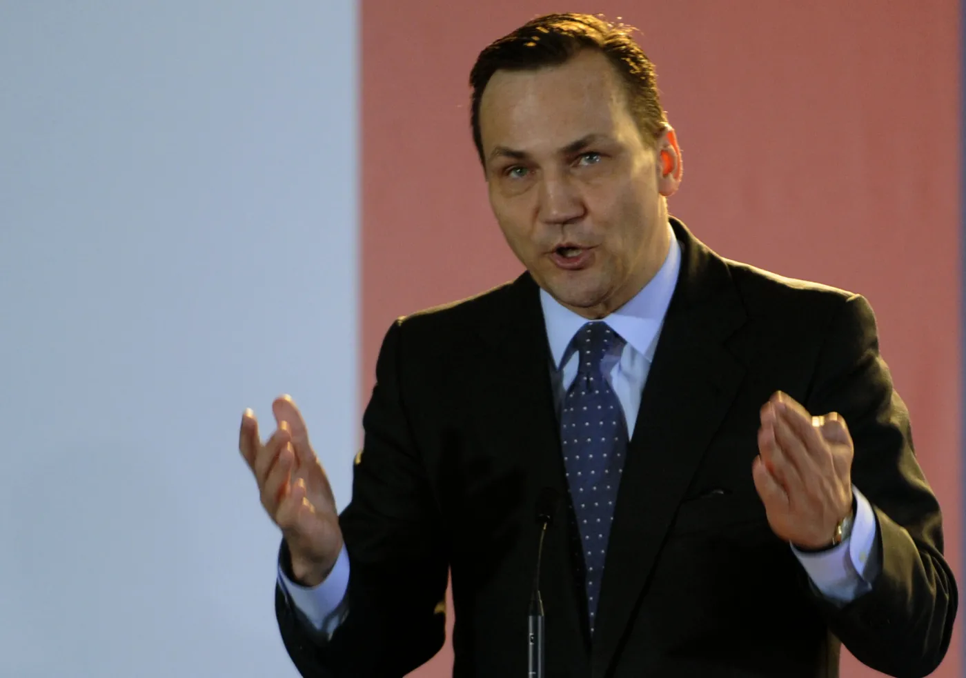 Radosław Sikorski. Fot. Michał Rozbicki/NEWSPIX.PL