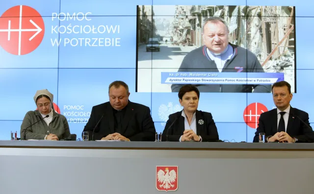 Beata Szydło: Rząd nie jest obojętny na cierpienie tam gdzie toczą się wojny