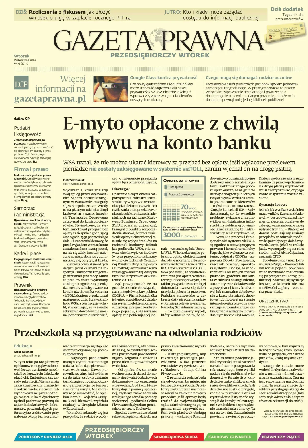 PIERWSZA STRONA