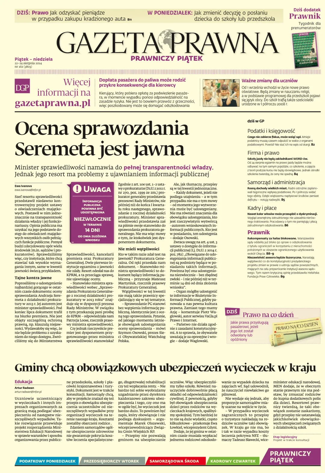 PIERWSZA STRONA