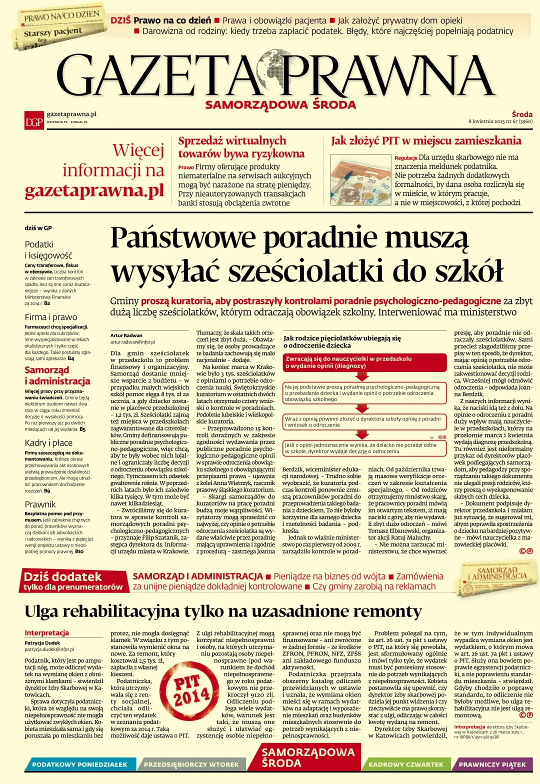 PIERWSZA STRONA