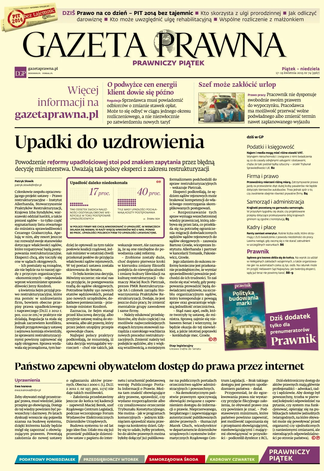 PIERWSZA STRONA