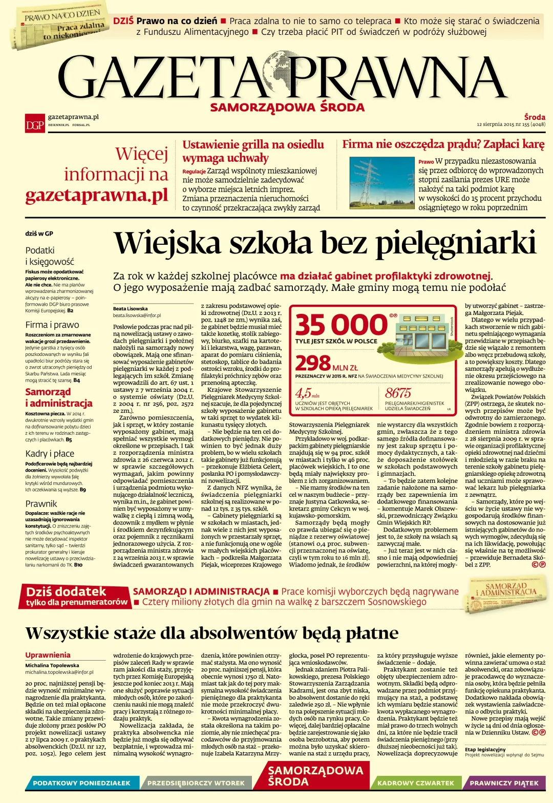 PIERWSZA STRONA