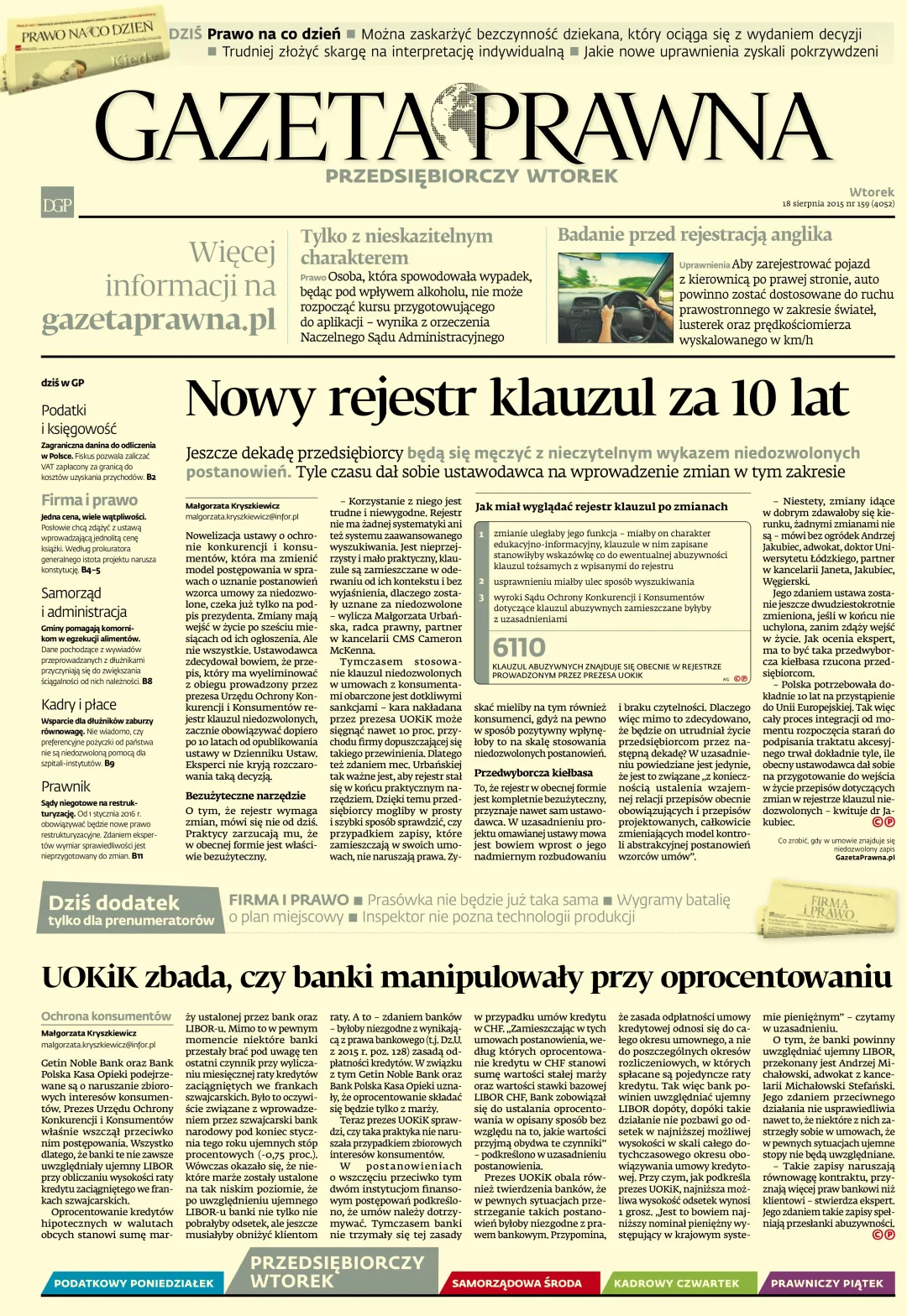 PIERWSZA STRONA
