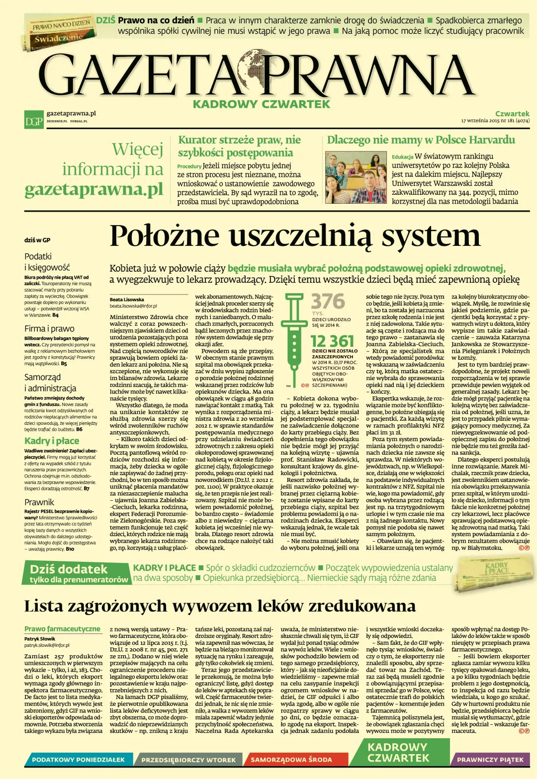 PIERWSZA STRONA