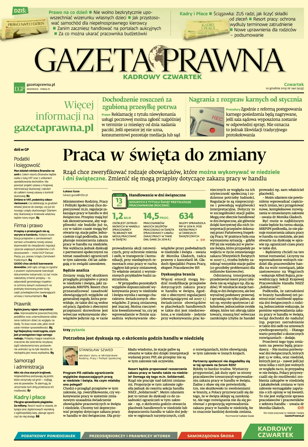 PIERWSZA STRONA
