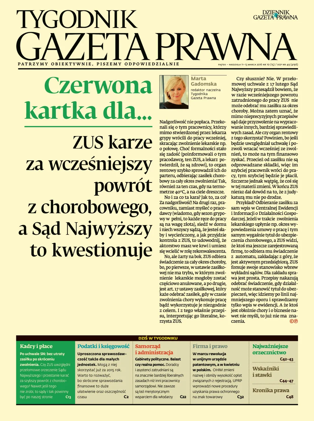 PIERWSZA STRONA