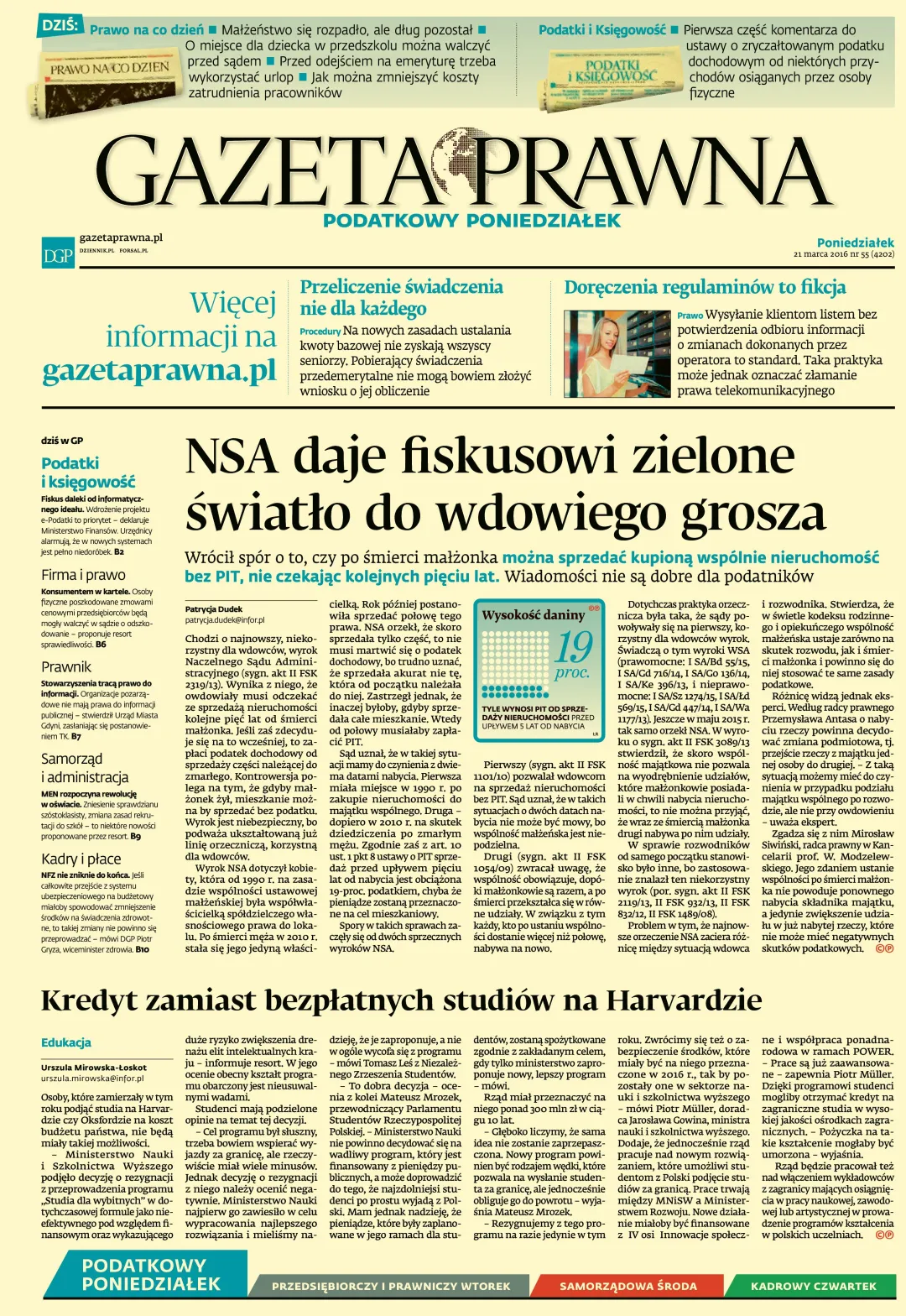PIERWSZA STRONA