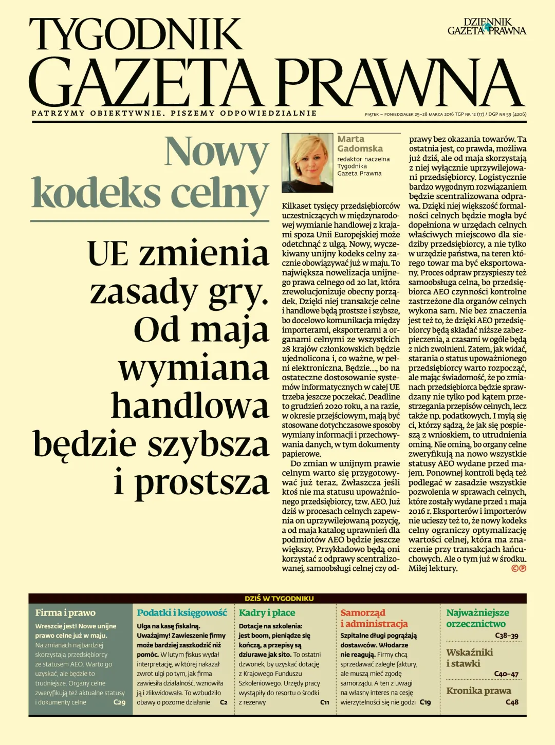 PIERWSZA STRONA