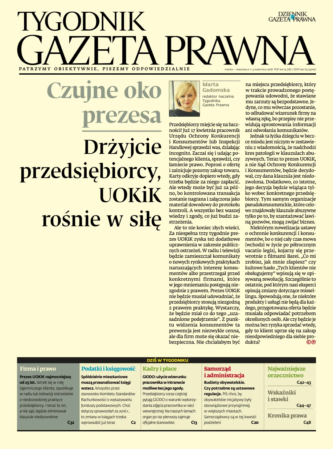 PIERWSZA STRONA