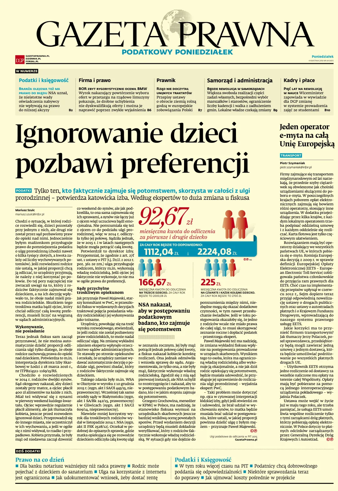 PIERWSZA STRONA