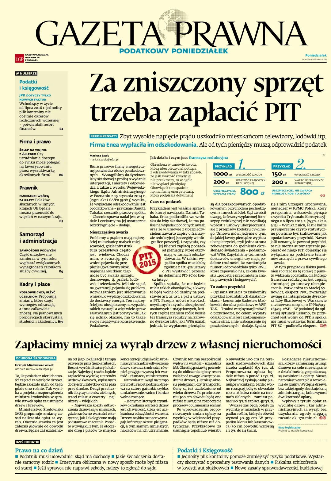 PIERWSZA STRONA