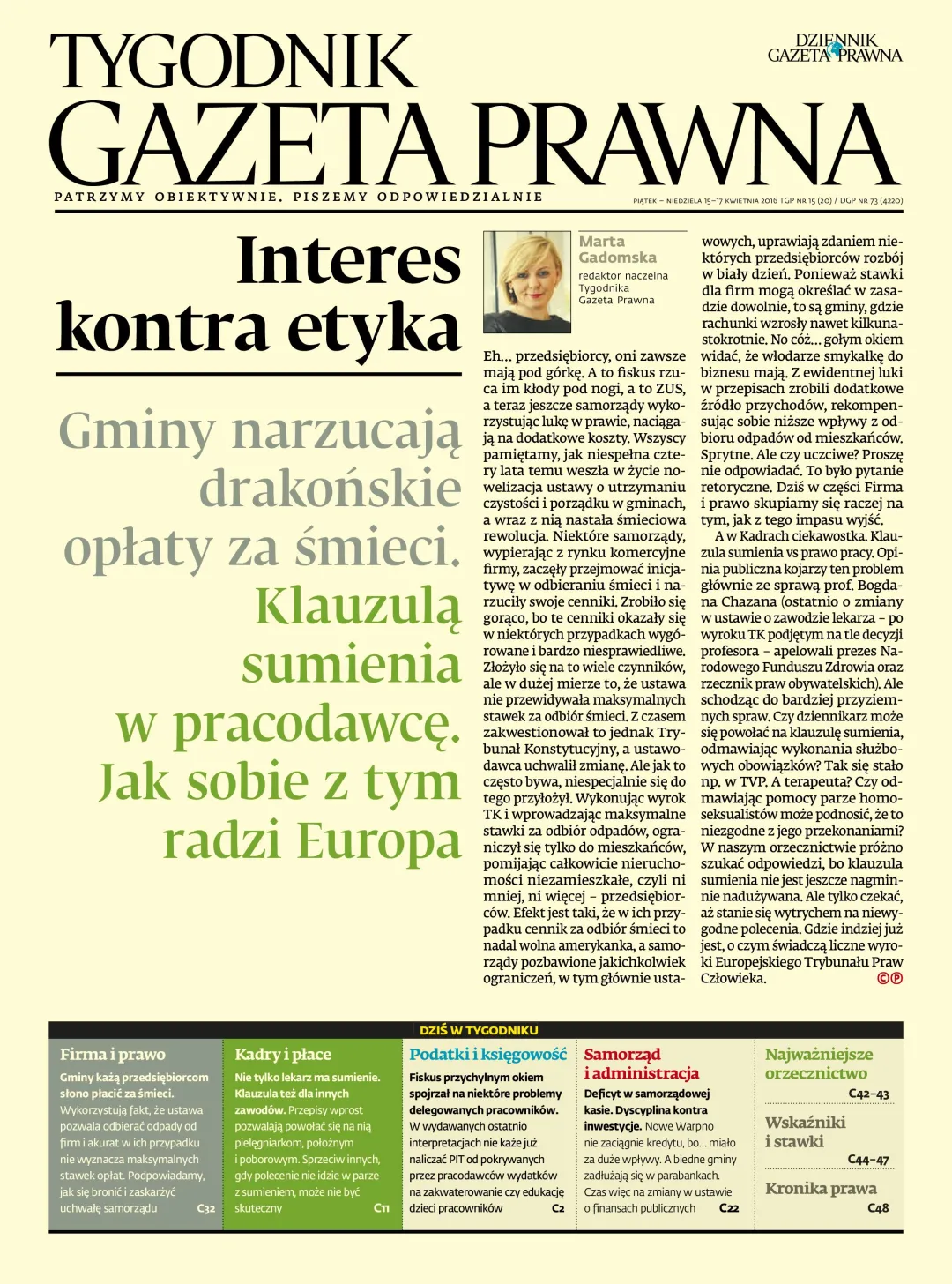 PIERWSZA STRONA