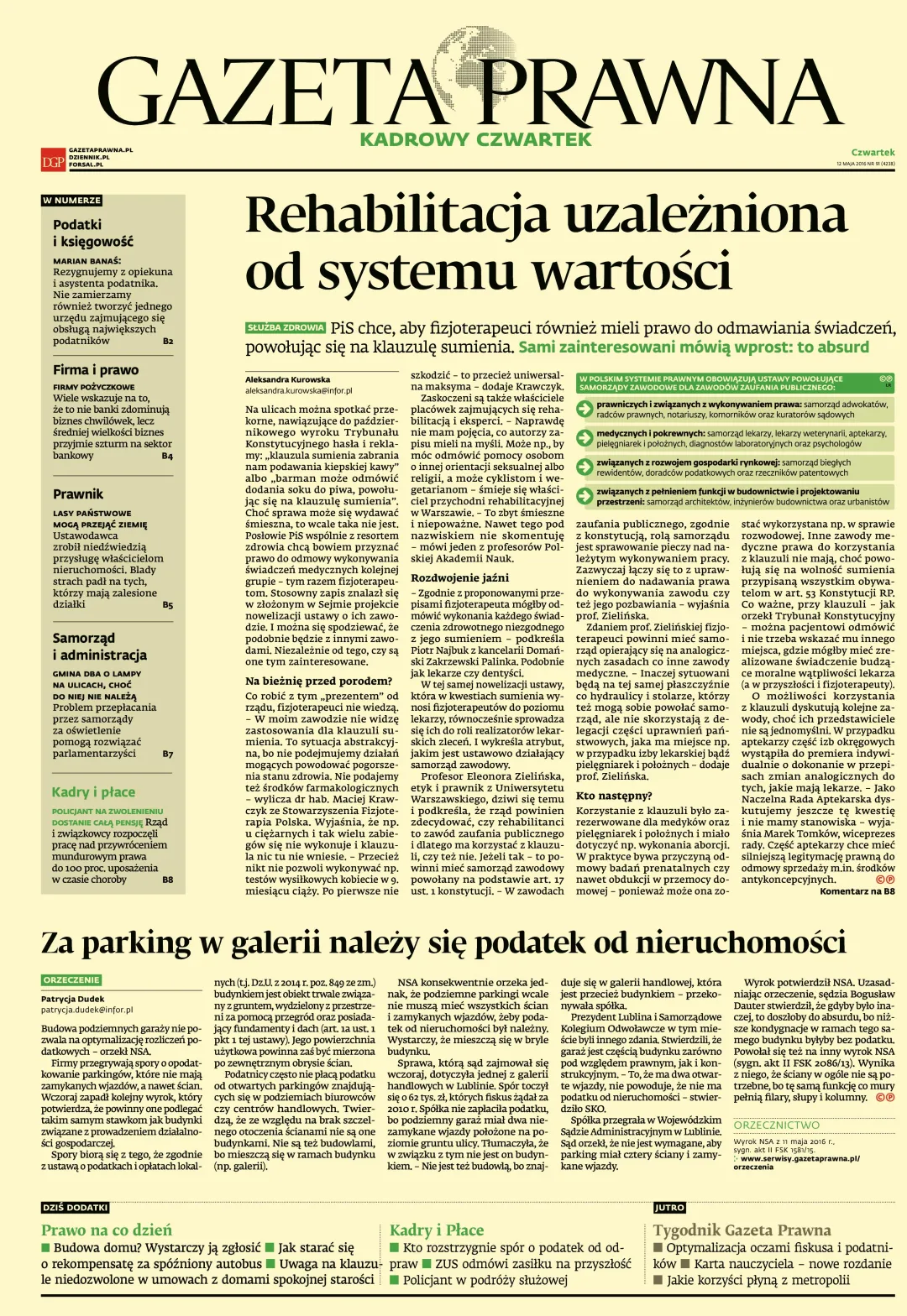 PIERWSZA STRONA