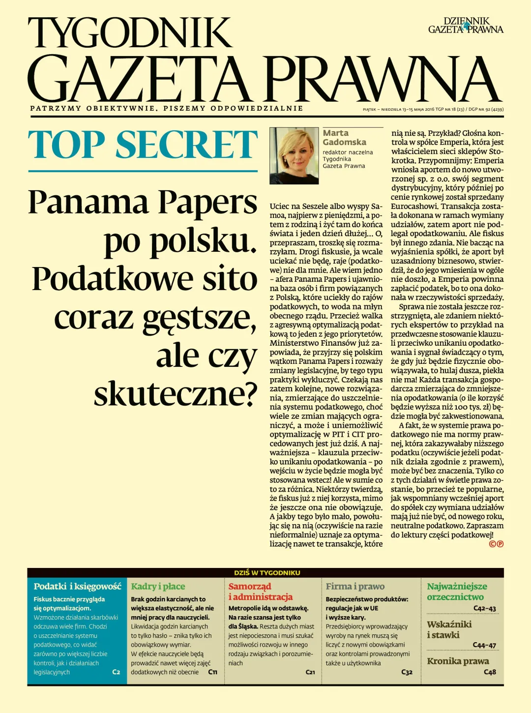 PIERWSZA STRONA