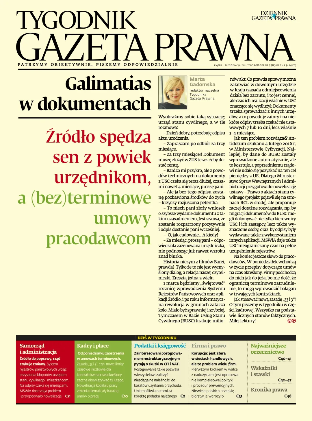 PIERWSZA STRONA