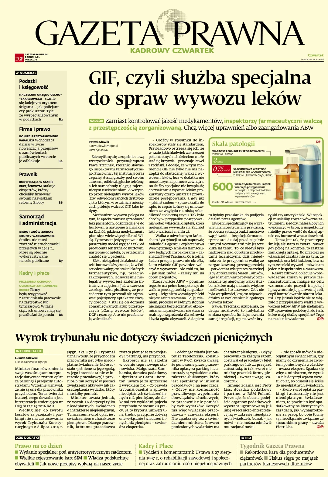 PIERWSZA STRONA
