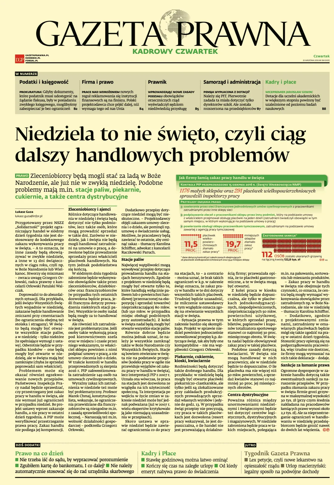 PIERWSZA STRONA