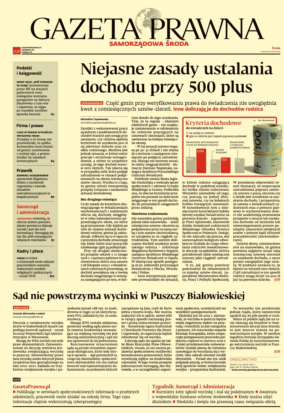 PIERWSZA STRONA