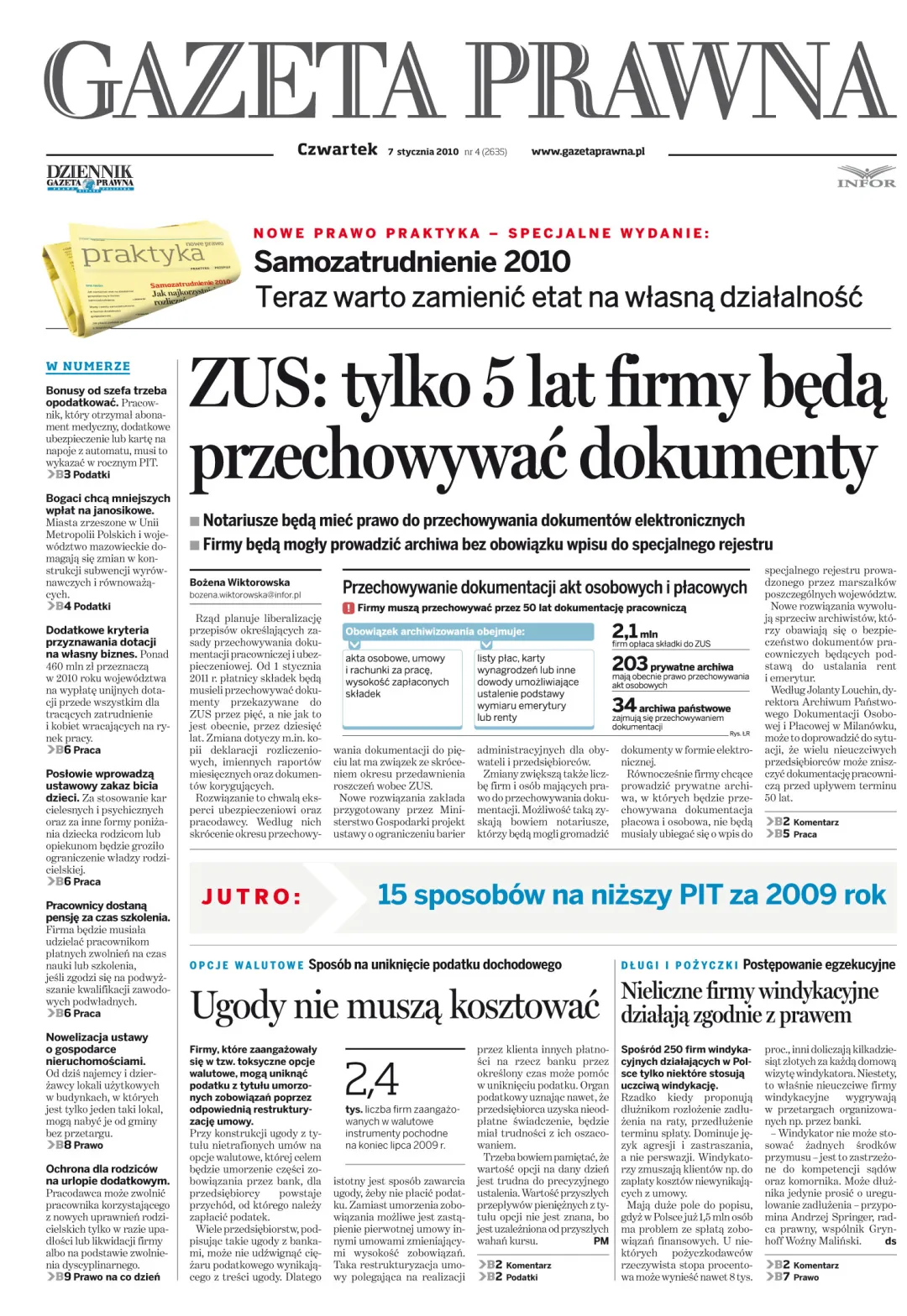 PIERWSZA STRONA