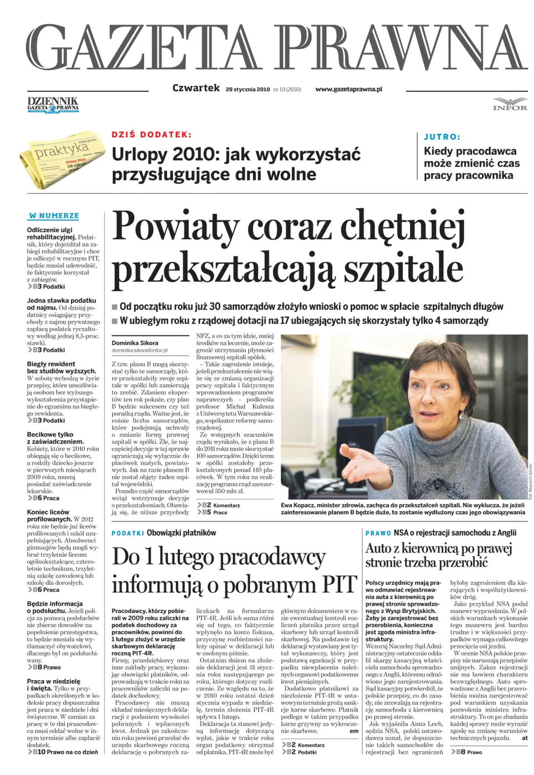 PIERWSZA STRONA
