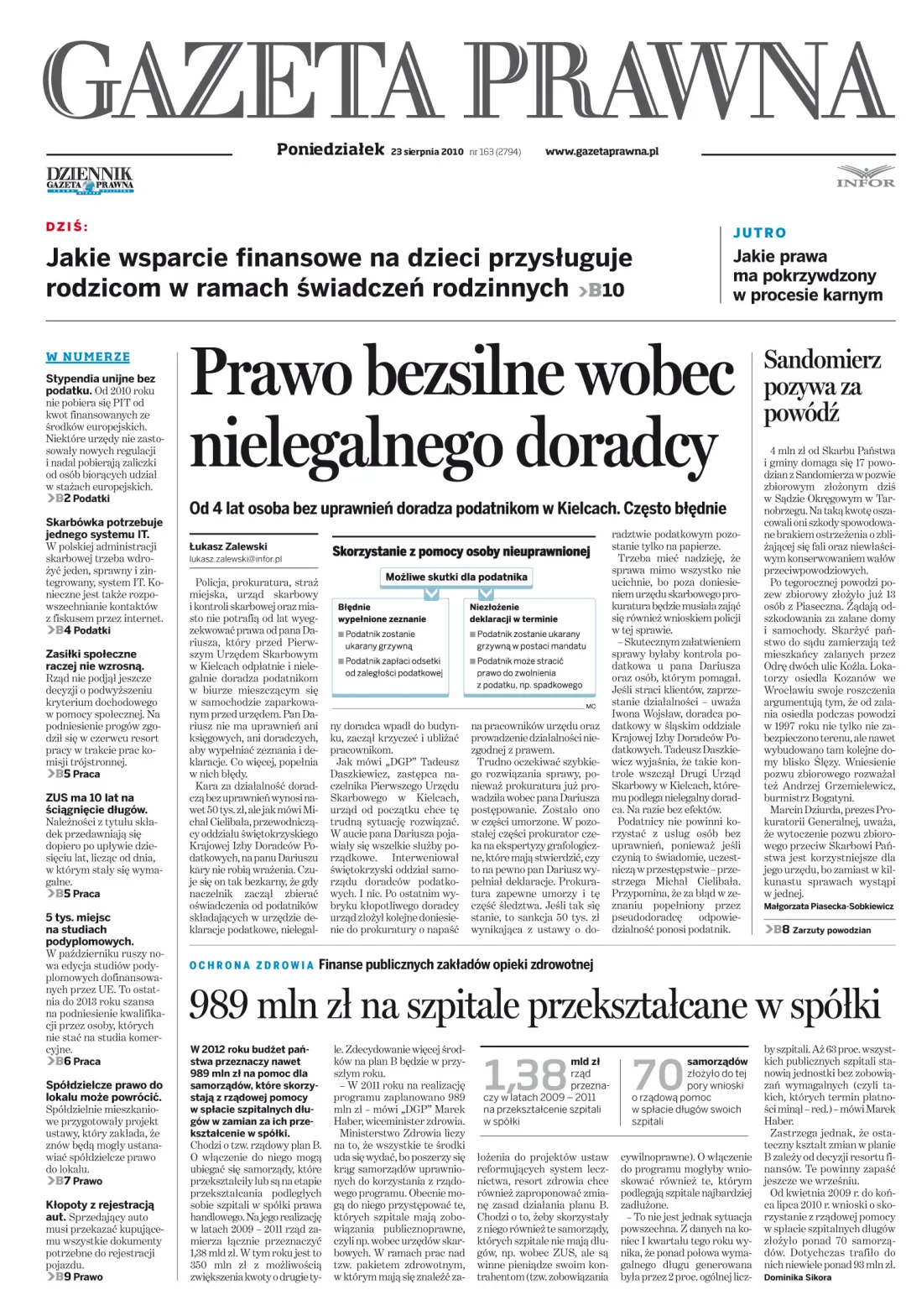 PIERWSZA STRONA
