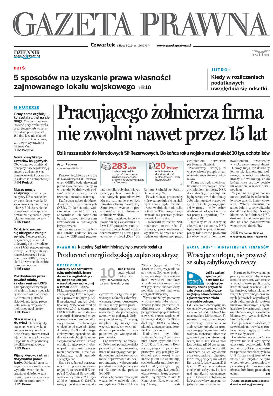 PIERWSZA STRONA