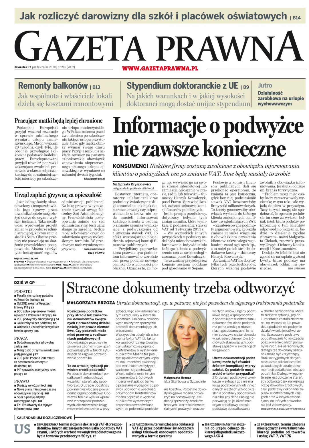 PIERWSZA STRONA