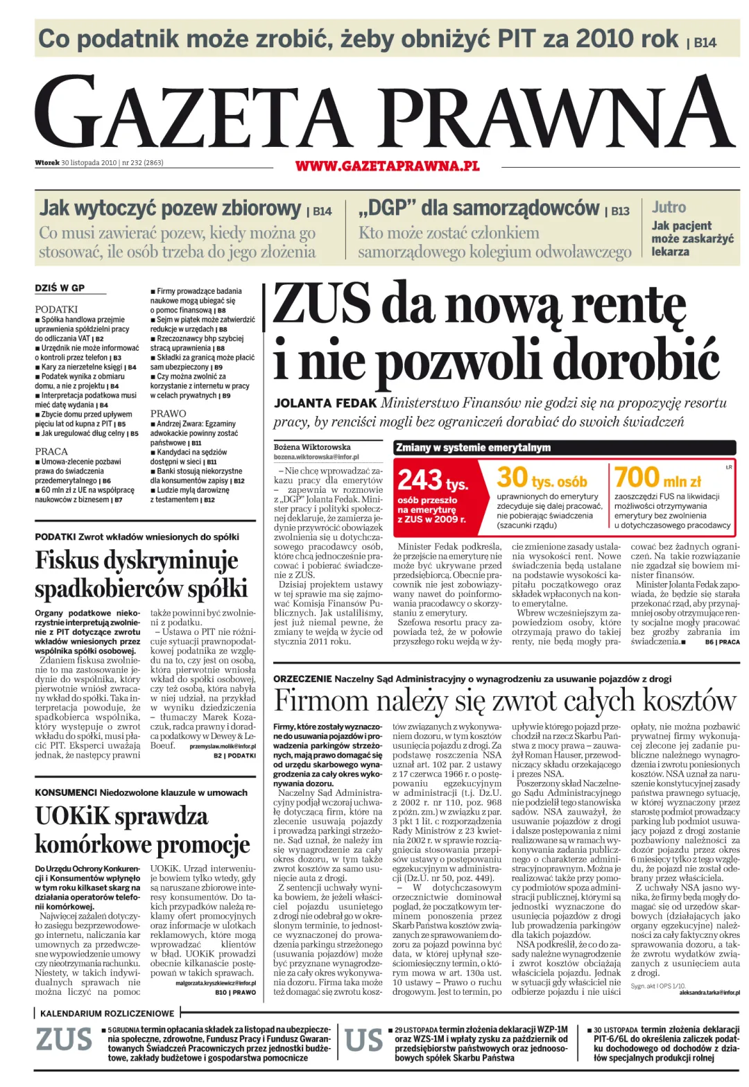 PIERWSZA STRONA