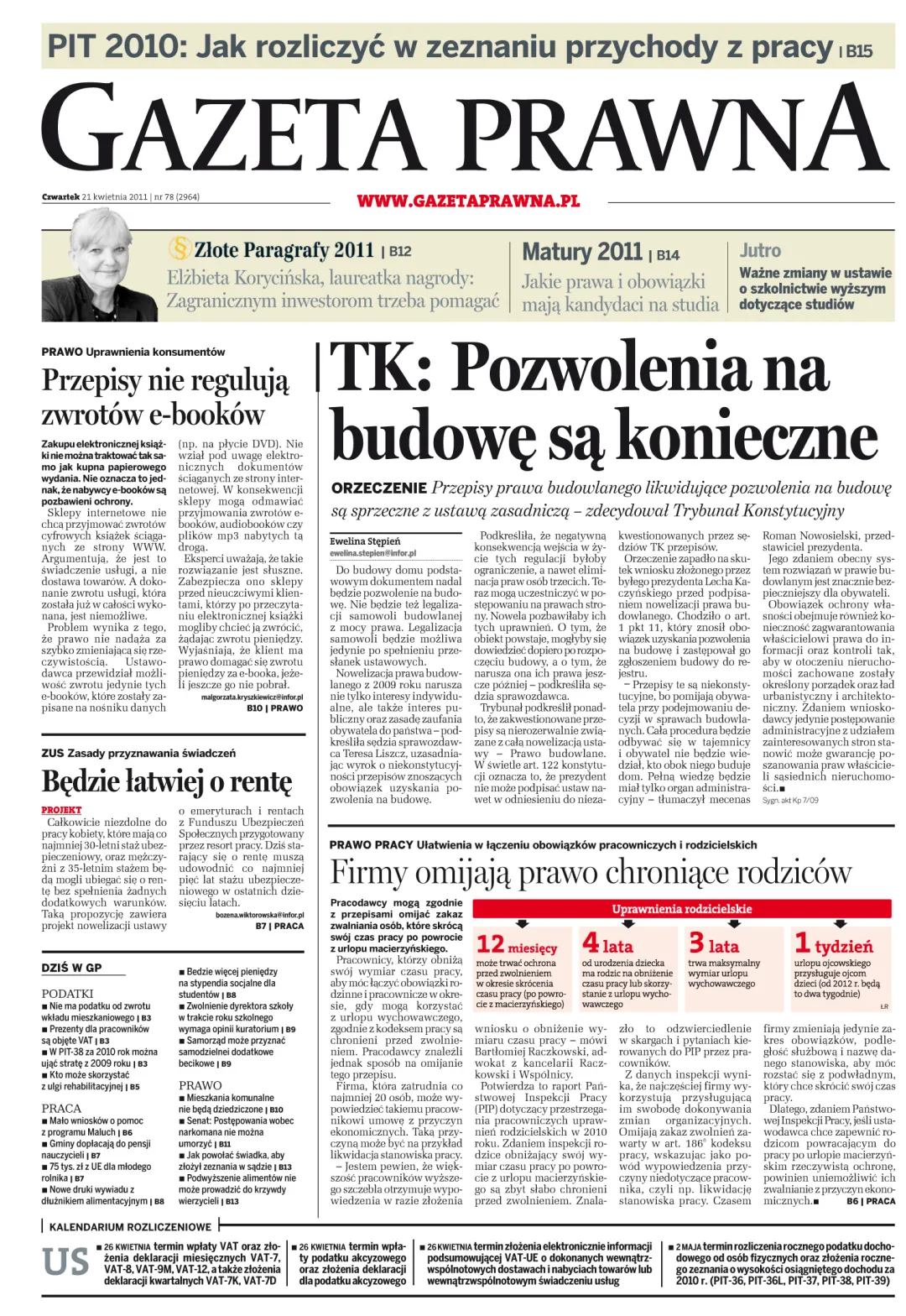 PIERWSZA STRONA