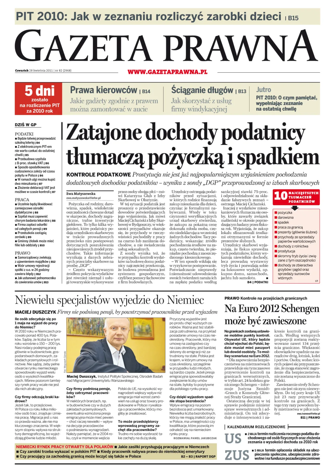 PIERWSZA STRONA