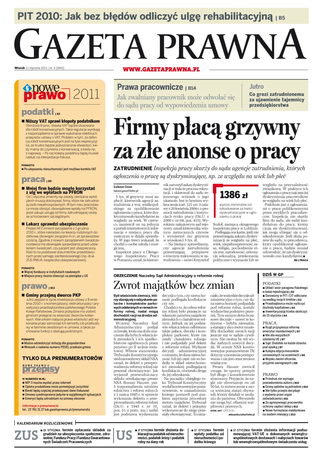 PIERWSZA STRONA