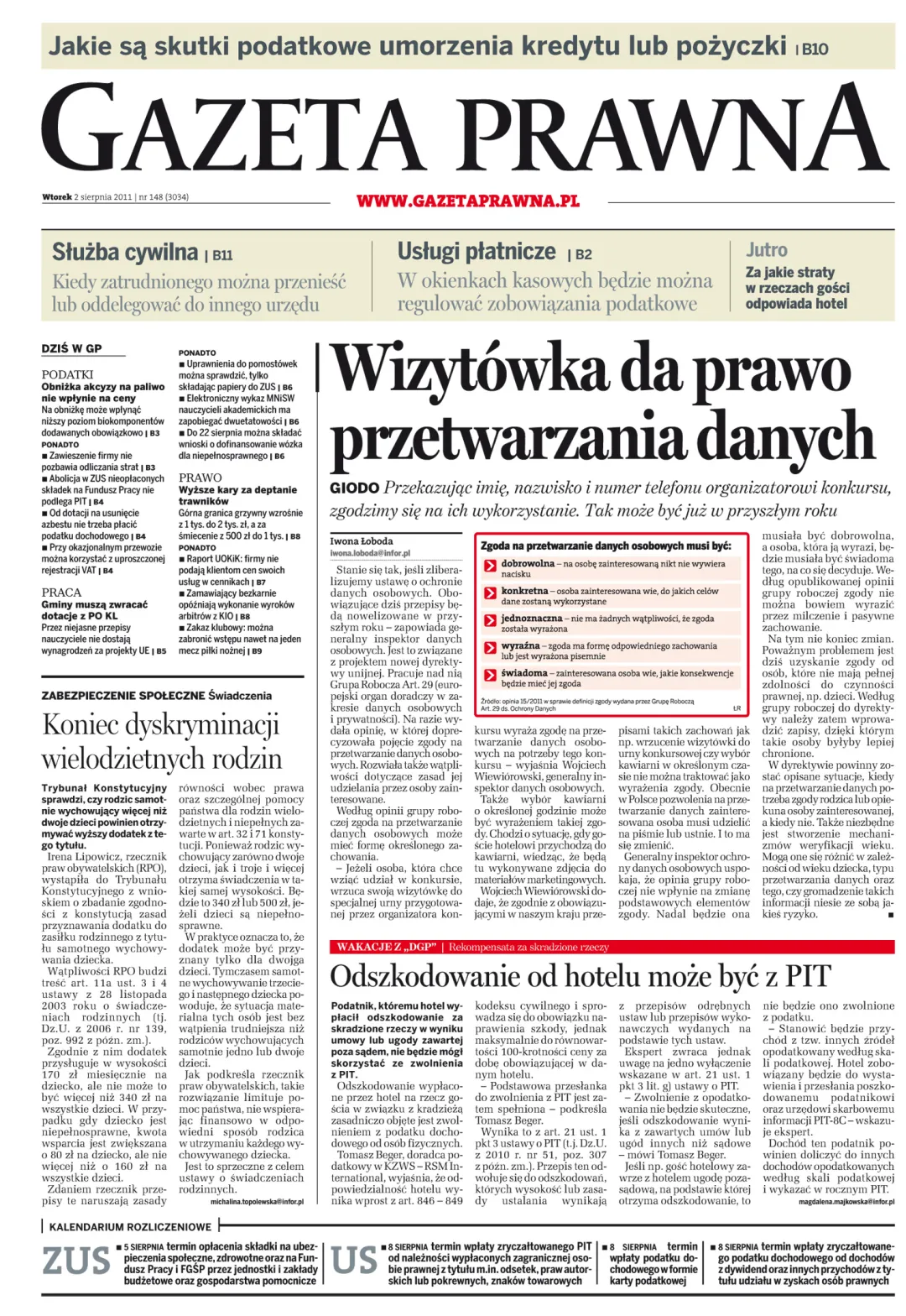 PIERWSZA STRONA